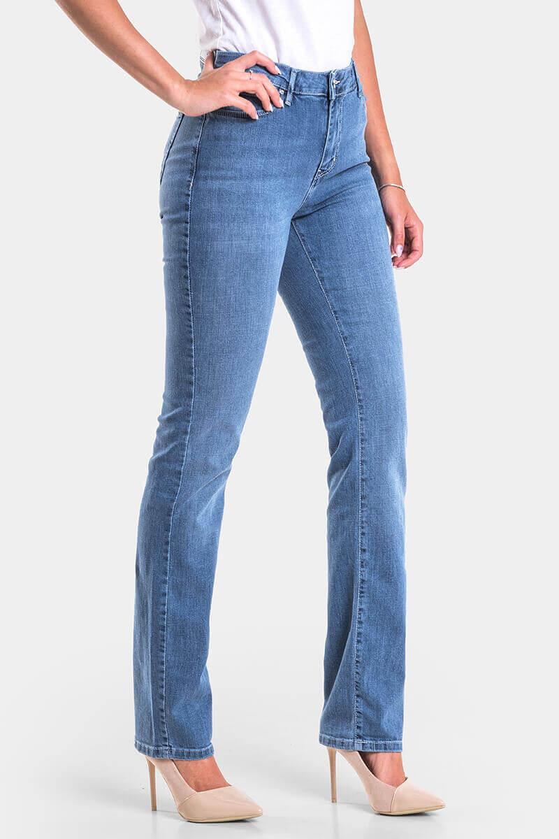 Прави дамски дънки Kelly 6678 INDIGO Fashion