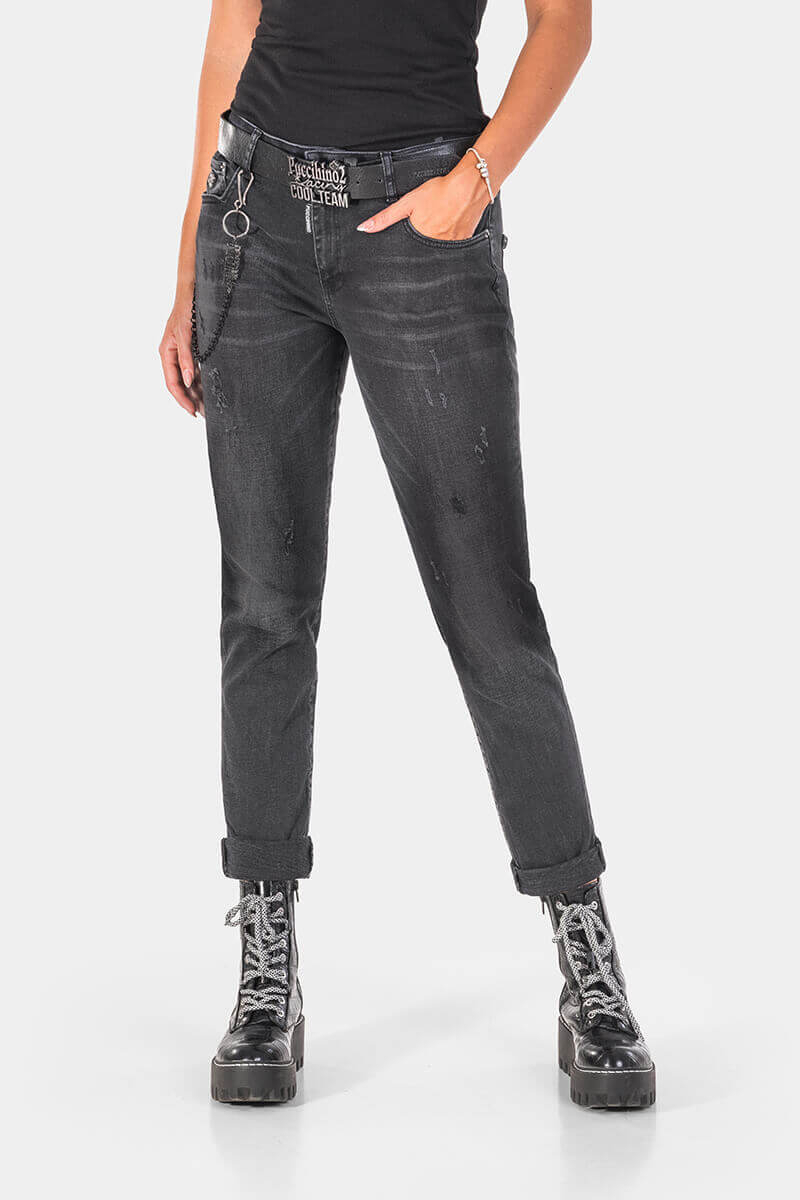Бойфренд дамски дънки 50272 Puccihino | INDIGO Fashion