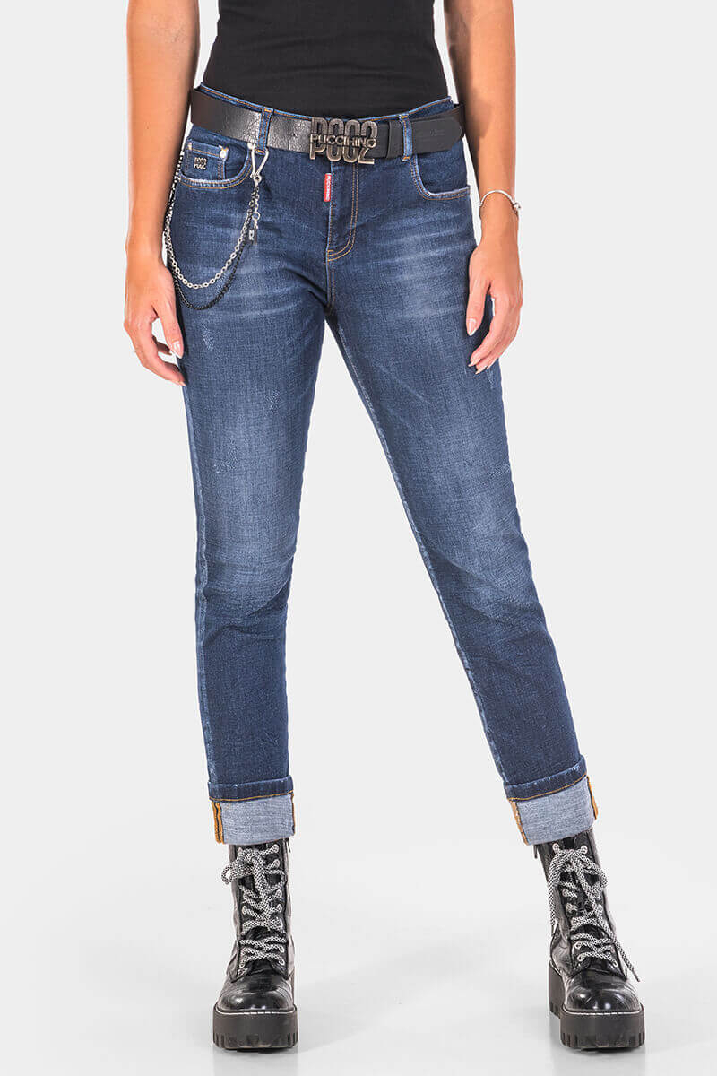 Бойфренд дамски дънки 50301 Puccihino