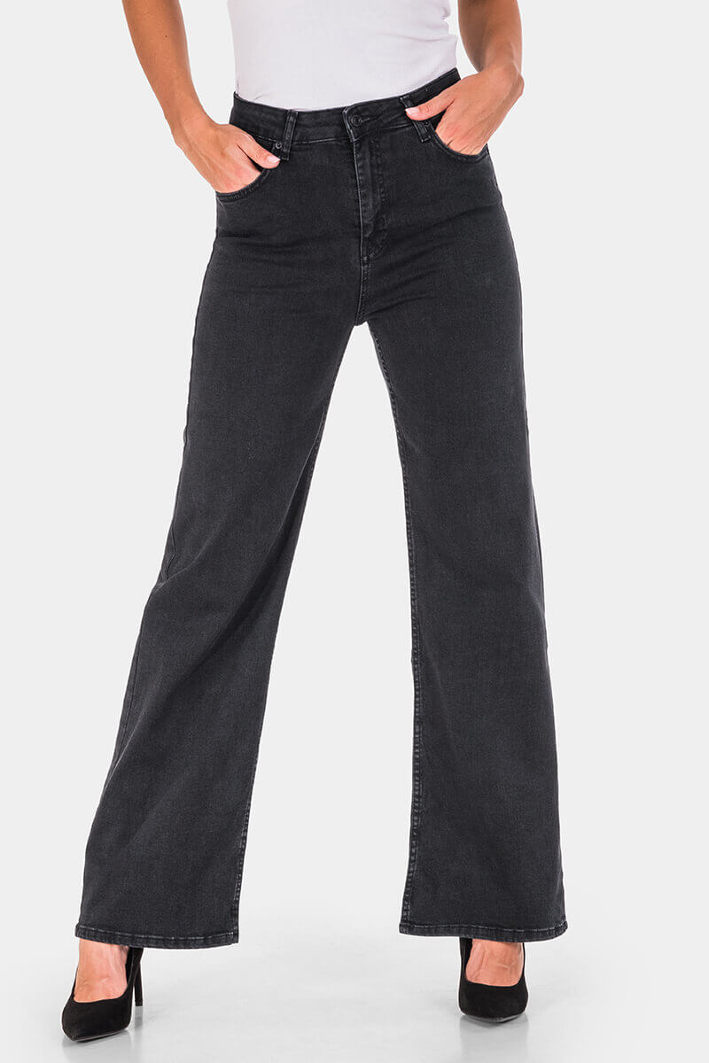 Wide Leg дамски дънки 7596-82 Nita / Lacarino