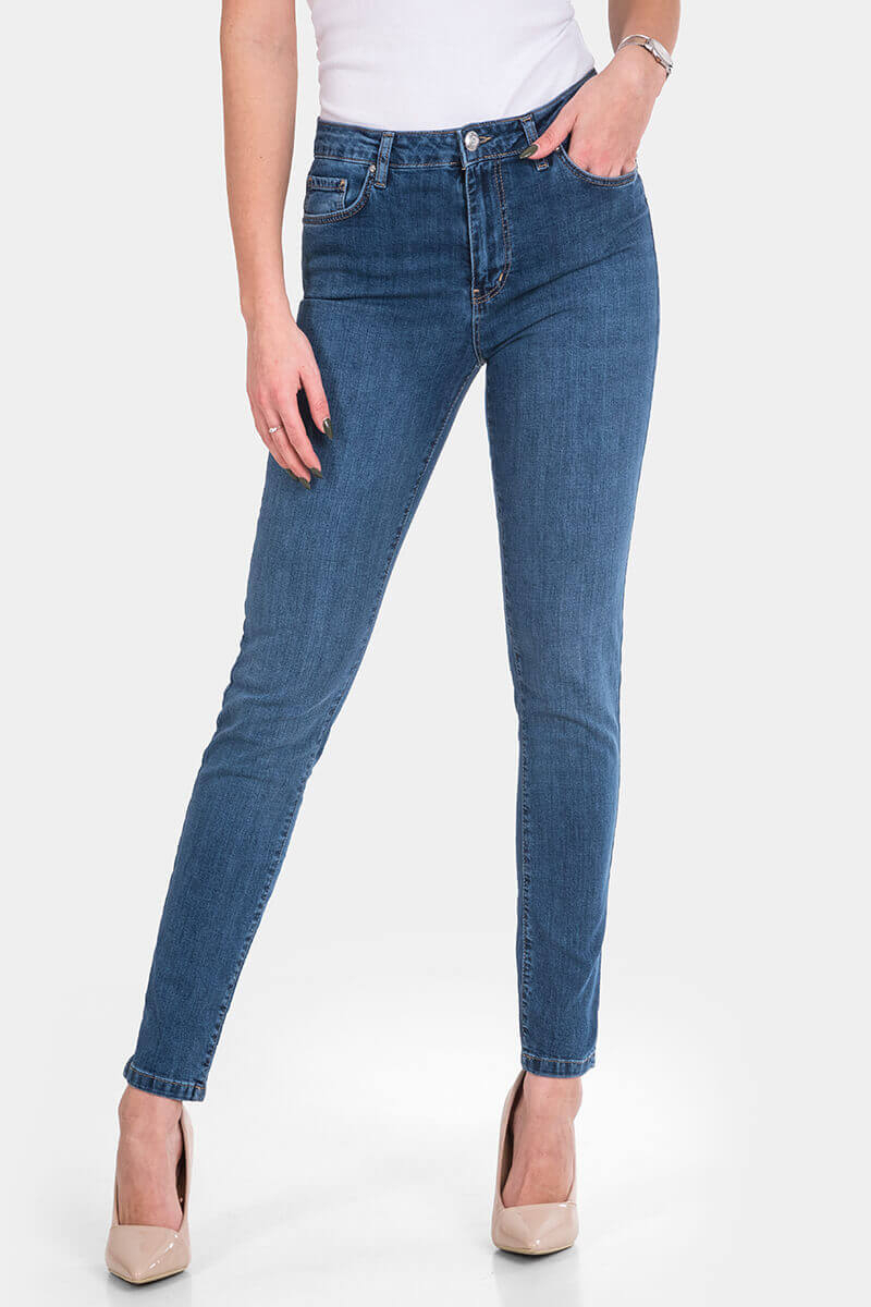 Слим фит дамски дънки 6625-76 Alice