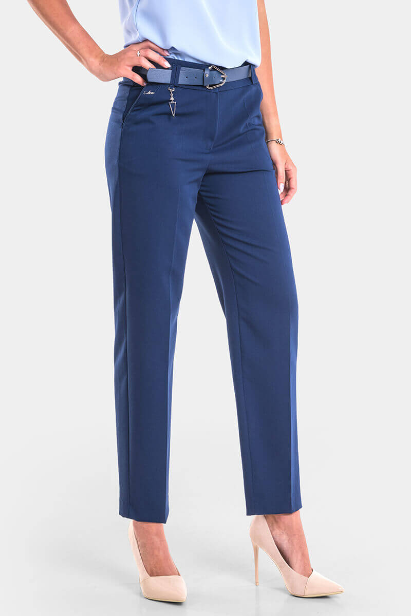 Елегантен дамски панталон 7585 INDIGO Fashion
