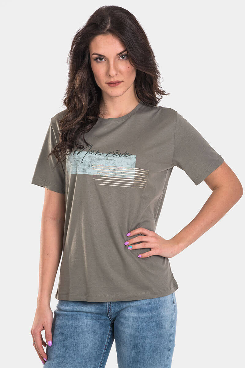 Дамска тениска 7736-06 INDIGO Fashion