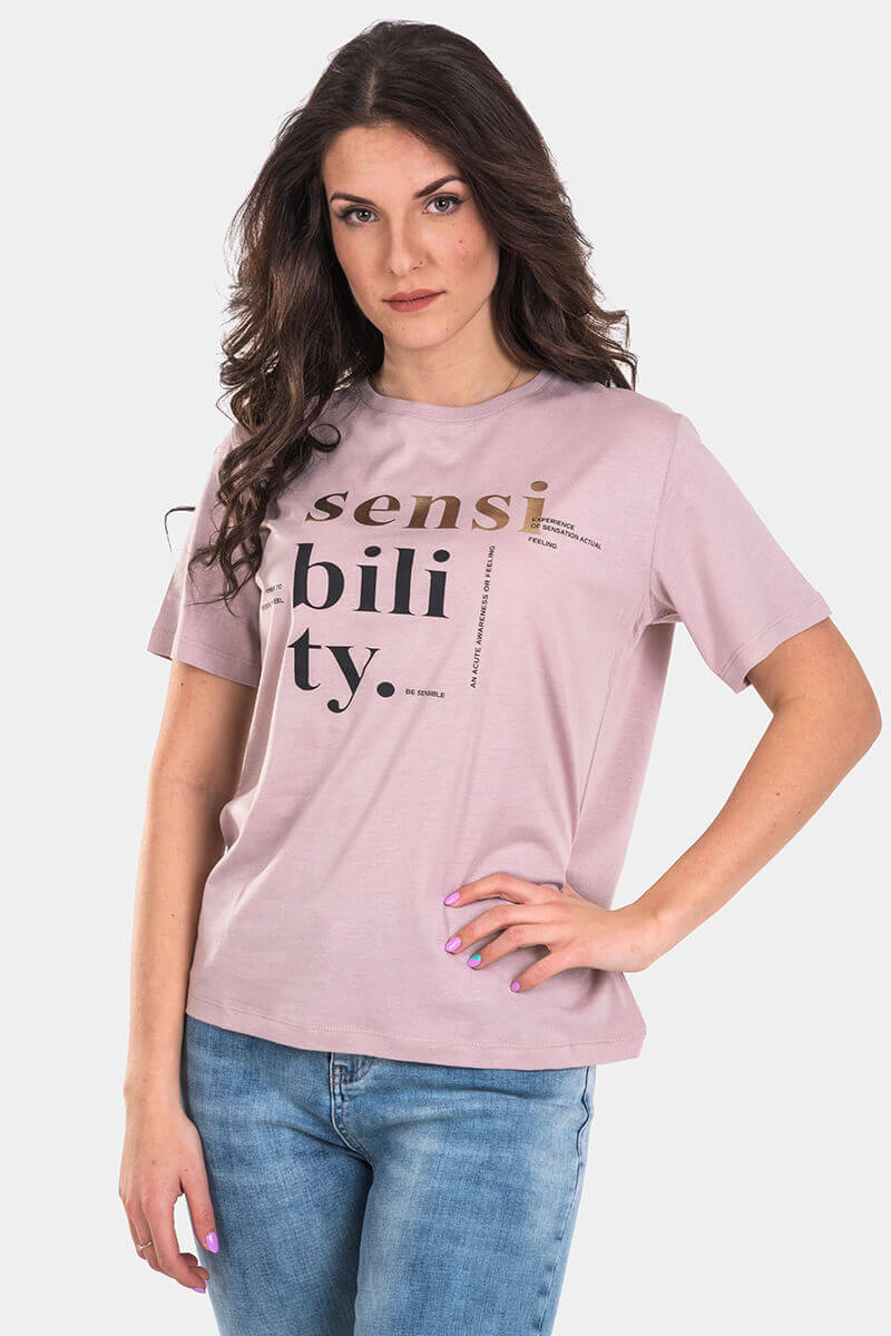 Дамска тениска 7767 INDIGO Fashion