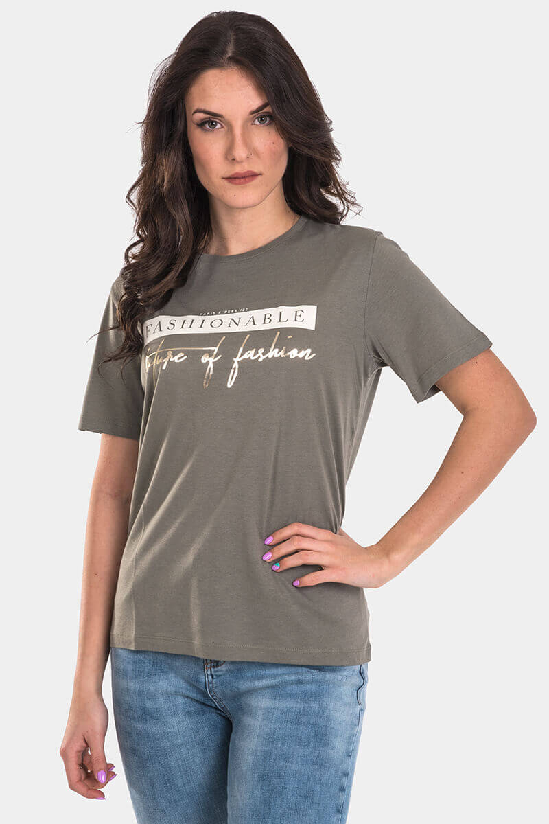 Дамска тениска 7773-06 INDIGO Fashion