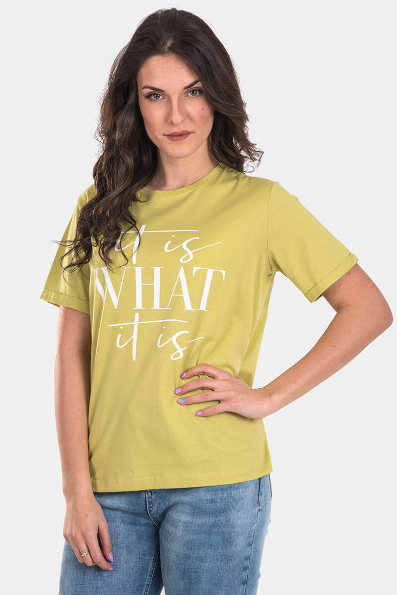 Дамска тениска 7776-23 INDIGO Fashion