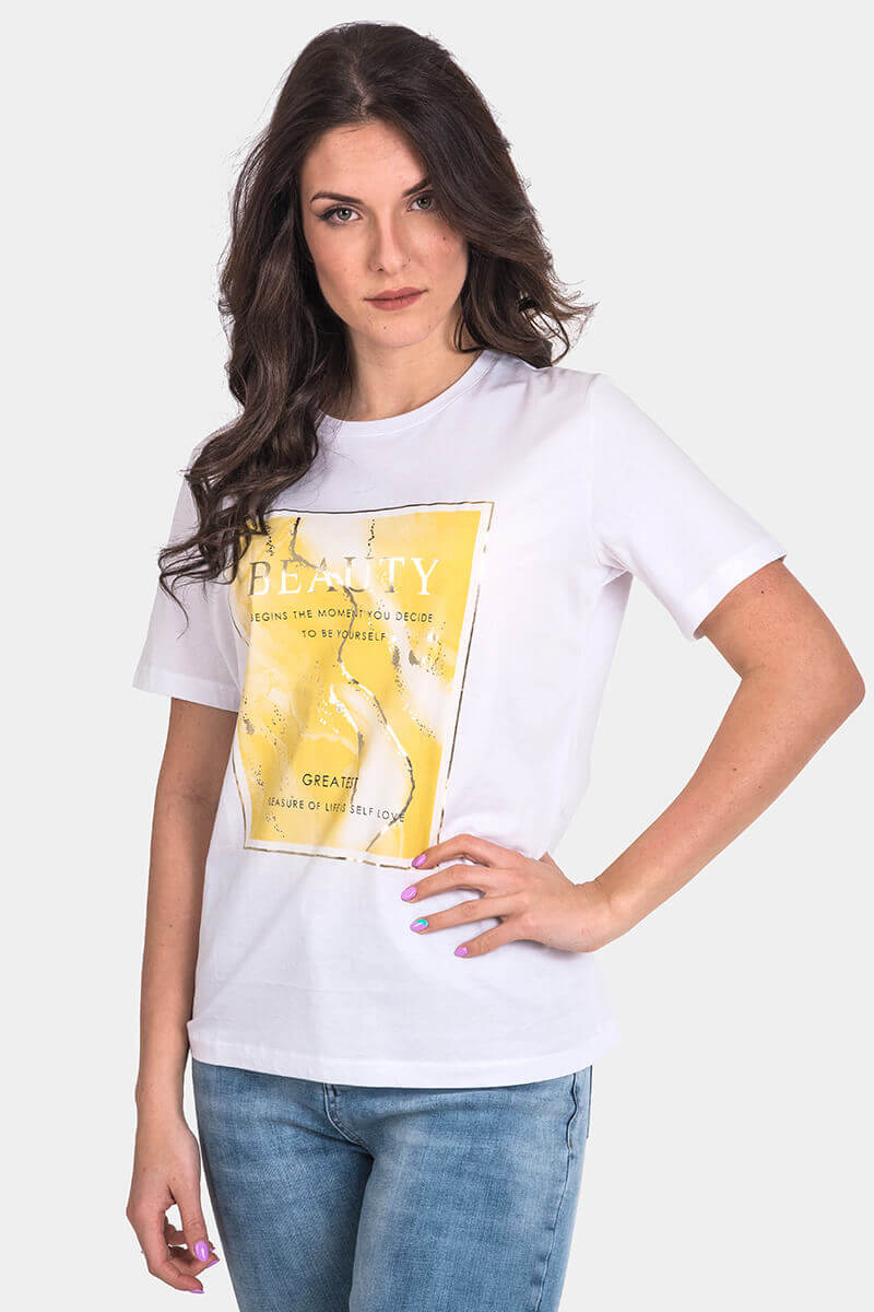 Дамска тениска 7863-20 INDIGO Fashion