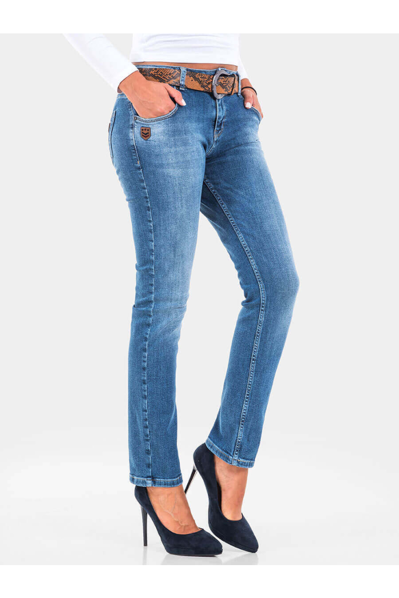 Бойфренд дамски дънки 5850 INDIGO Fashion