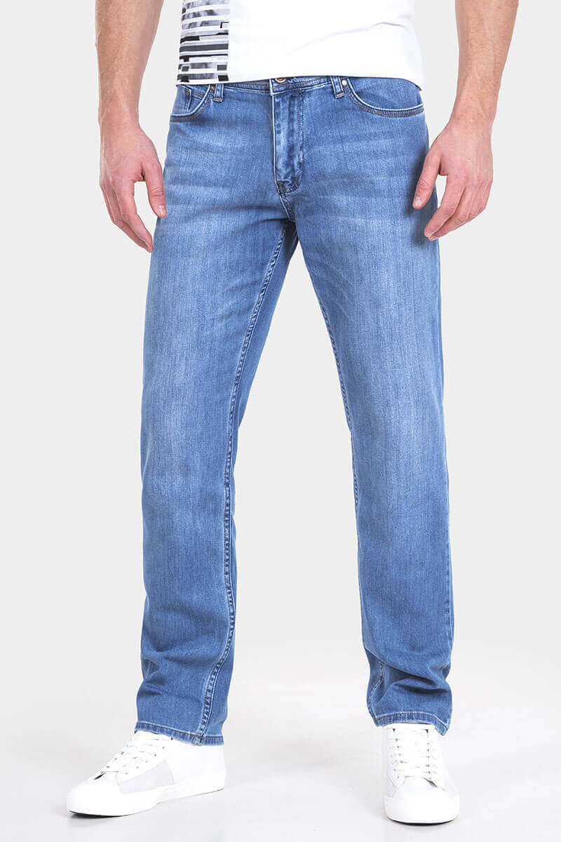 Прави мъжки дънки Electra 5287 INDIGO Fashion