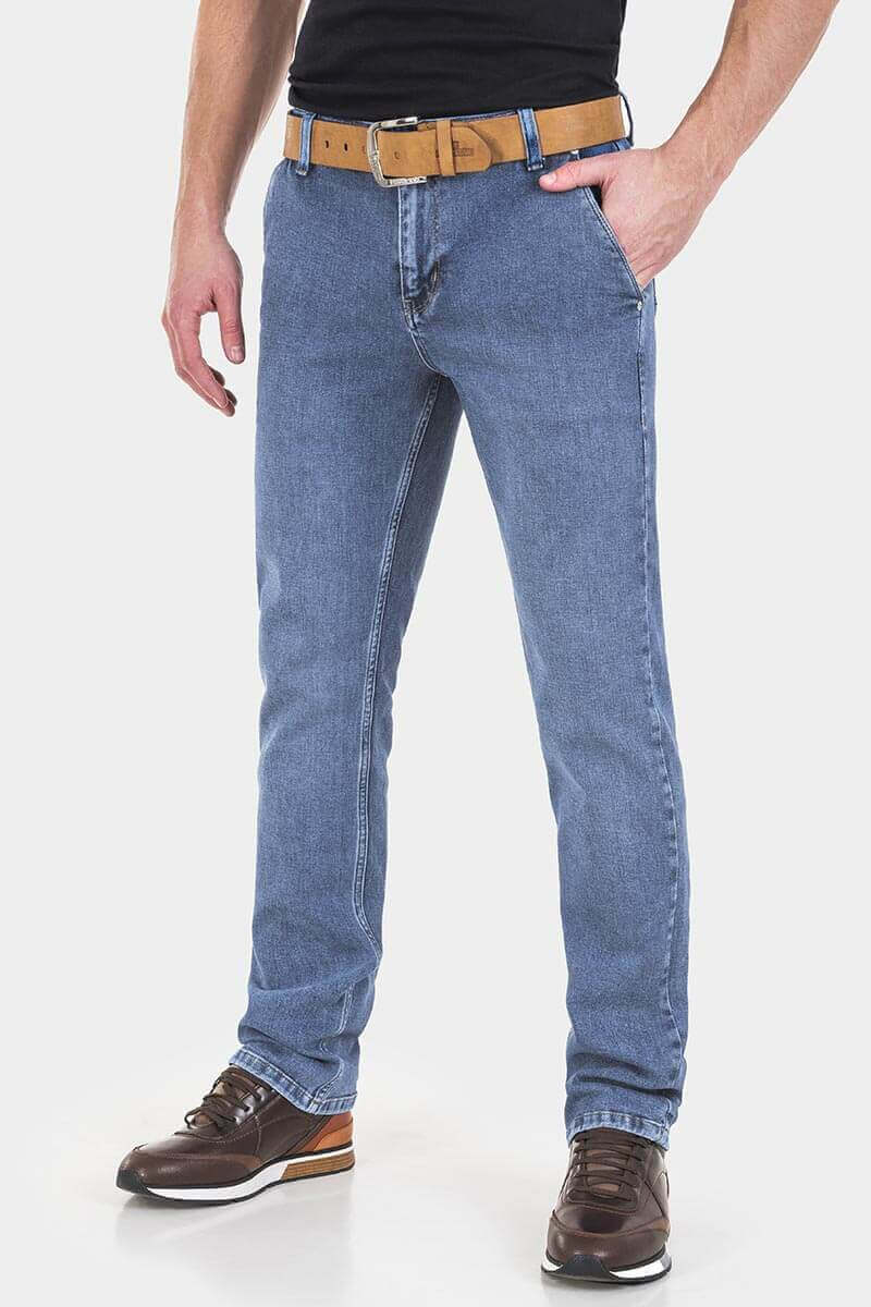 Прави мъжки дънки Ronney 6210 INDIGO Fashion