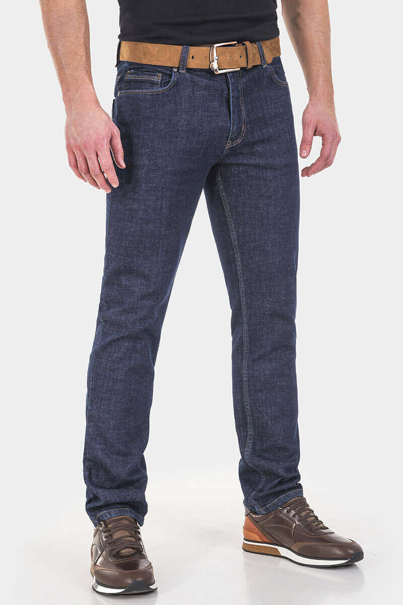 Прави мъжки дънки Paul 6232 INDIGO Fashion