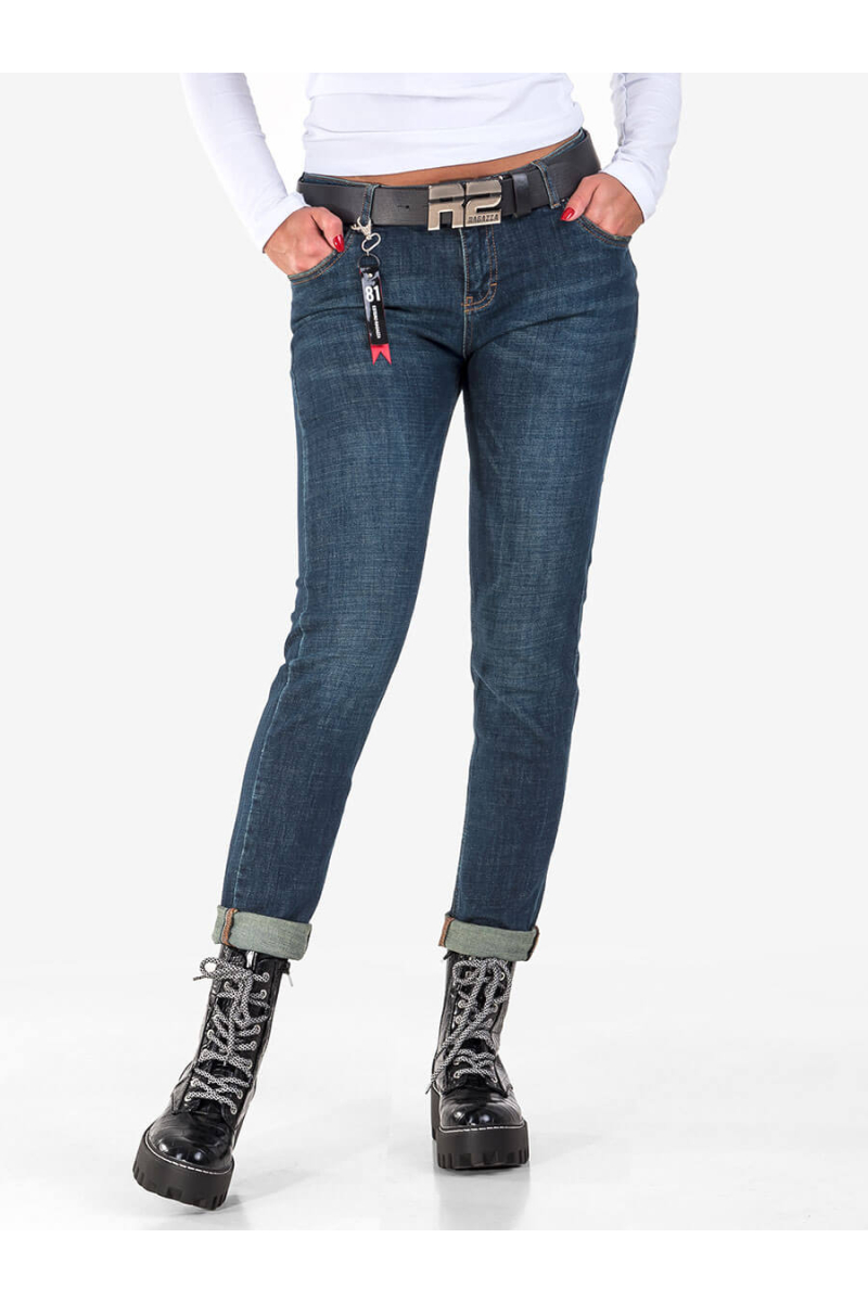Бойфренд дамски дънки 5866 INDIGO Fashion