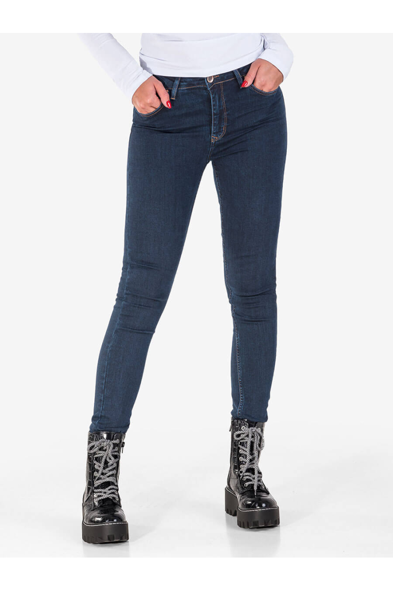 Слим фит дамски дънки 5345 INDIGO Fashion