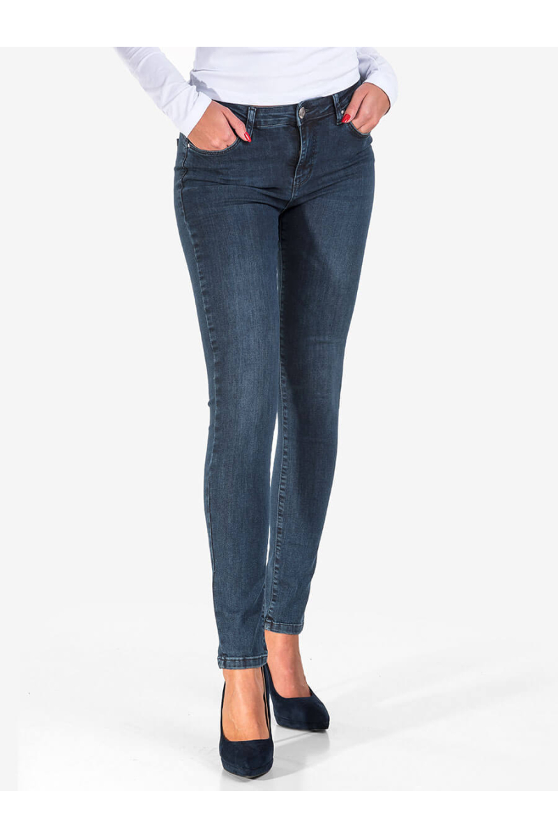 Слим фит дамски дънки 5510 INDIGO Fashion