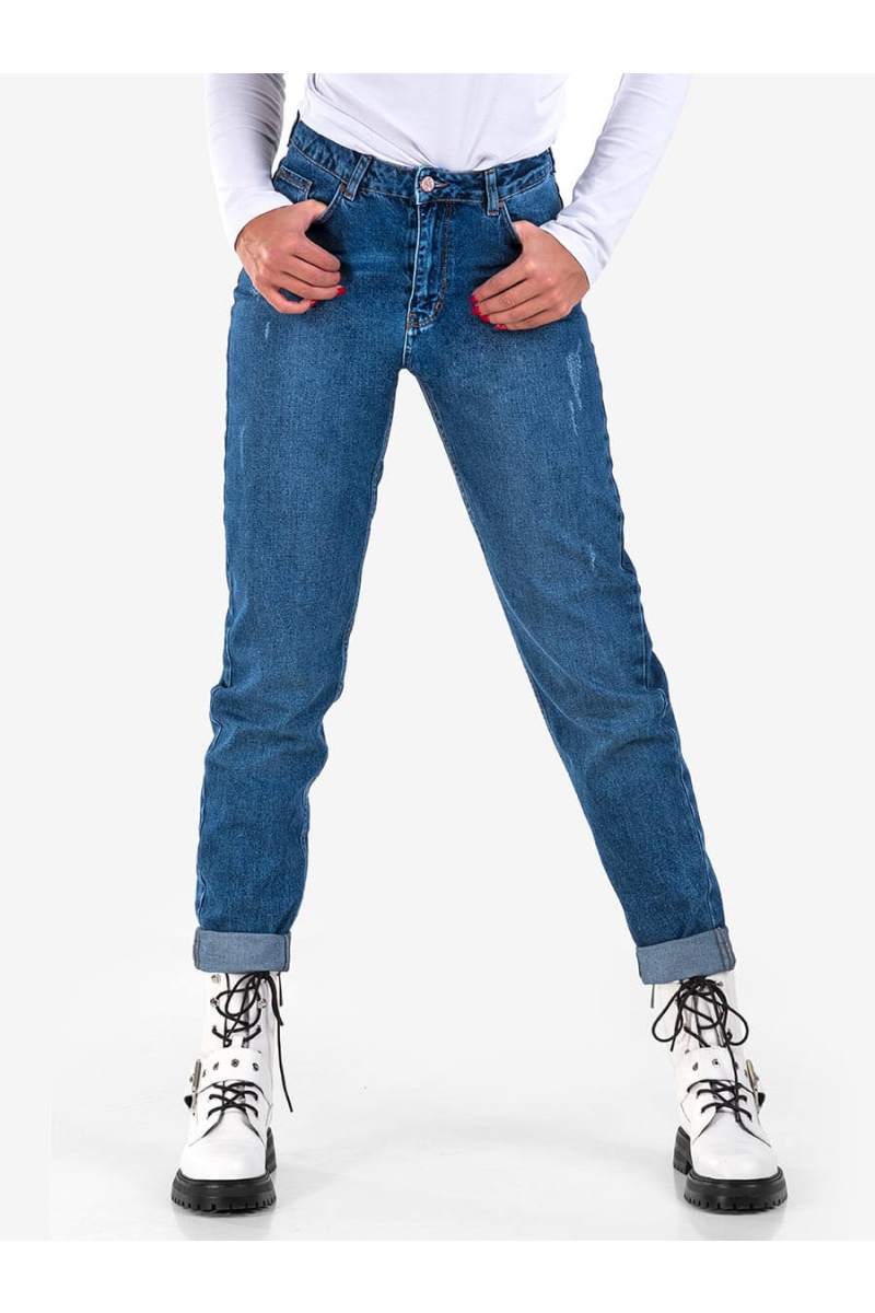 Mom дамски дънки 5545 INDIGO Fashion
