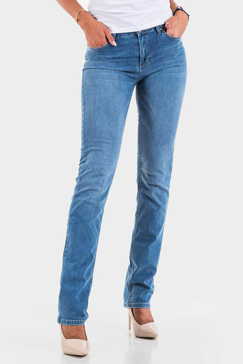 Класически дамски дънки 5395 INDIGO Fashion