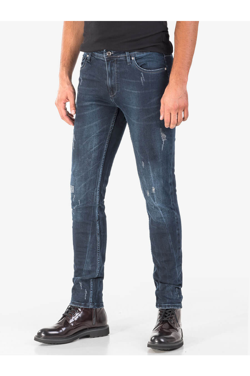 Слим фит мъжки дънки 3240 INDIGO Fashion