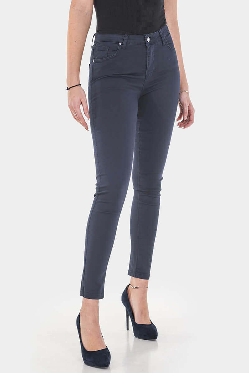Слим фит дамски дънки 5224-18 INDIGO Fashion 