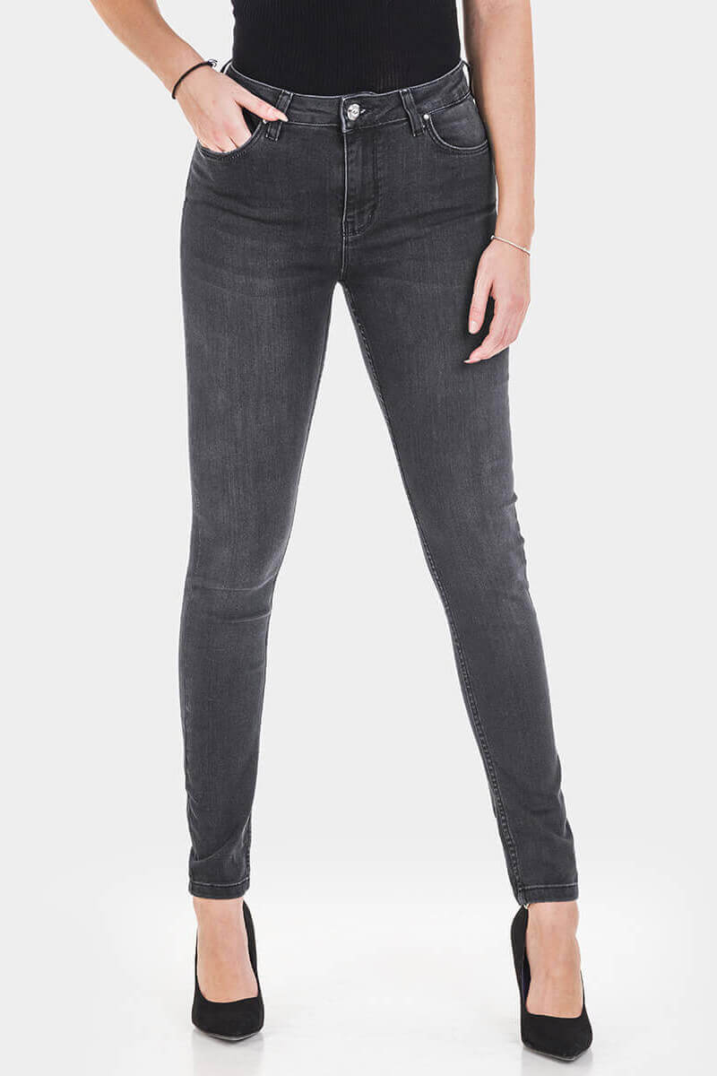 Слим фит дамски дънки 5500 INDIGO Fashion