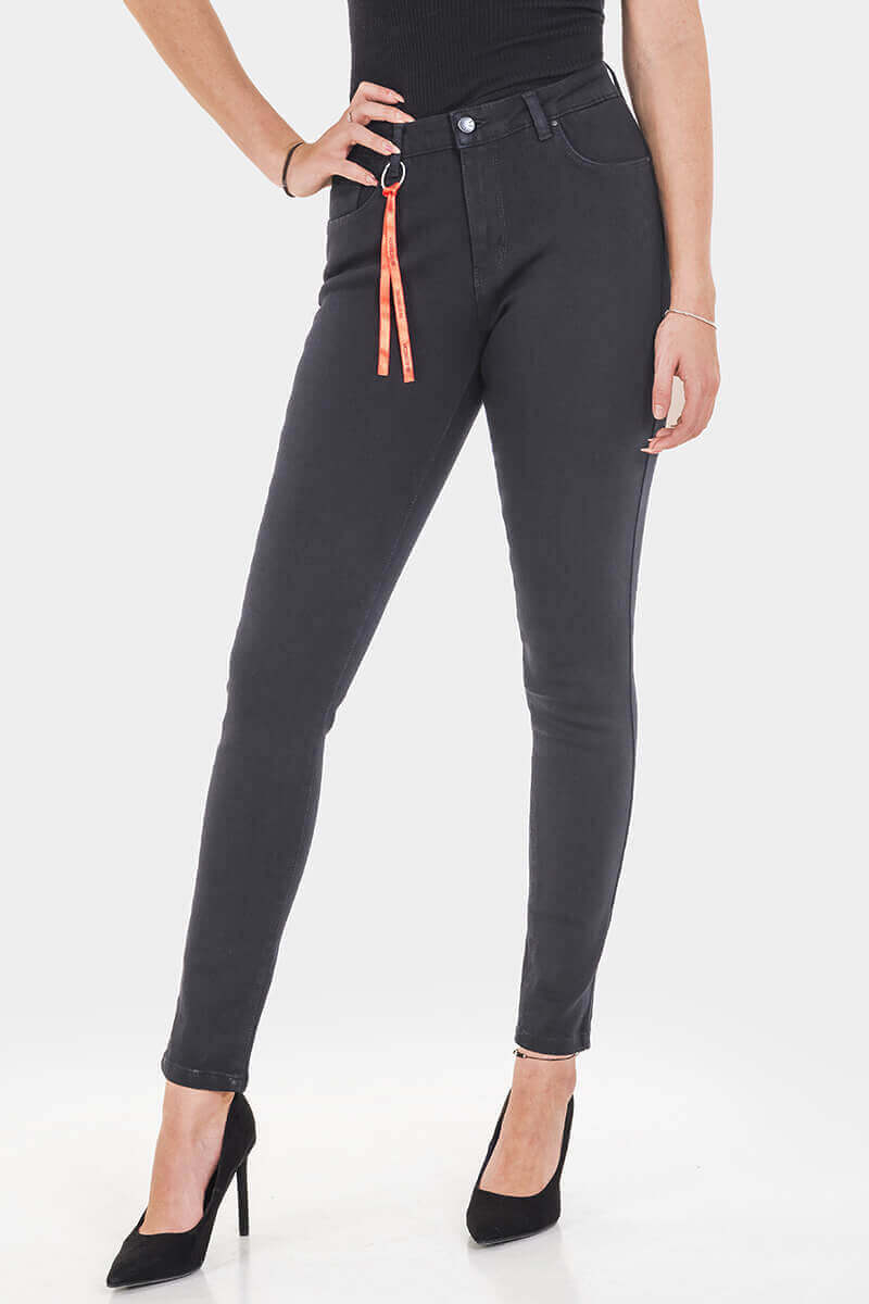 Слим фит дамски дънки 6034 INDIGO Fashion