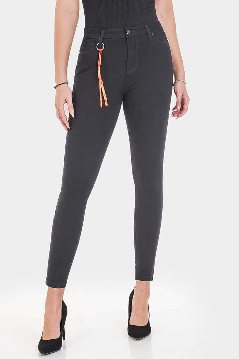 Слим фит дамски дънки 6129 INDIGO Fashion