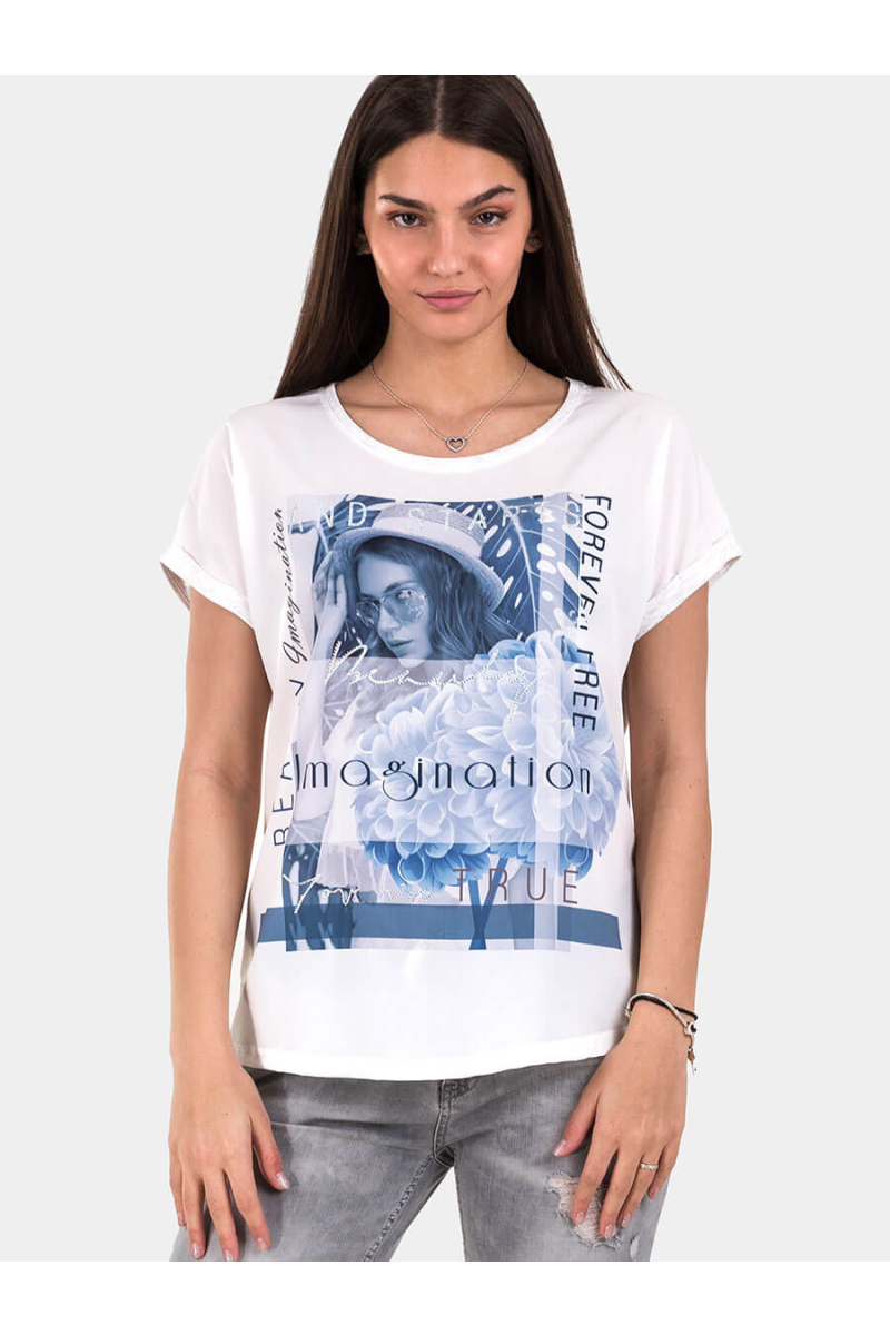 Дамска блуза 7143-08 INDIGO Fashion