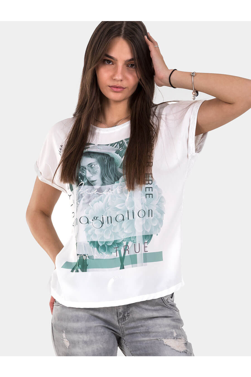 Дамска блуза 7143-56 INDIGO Fashion