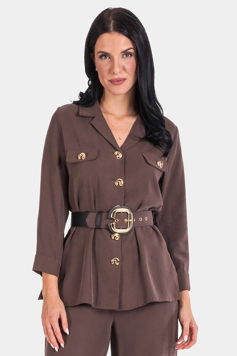 Елегантна дамска риза 7140R-45 DESIGNER