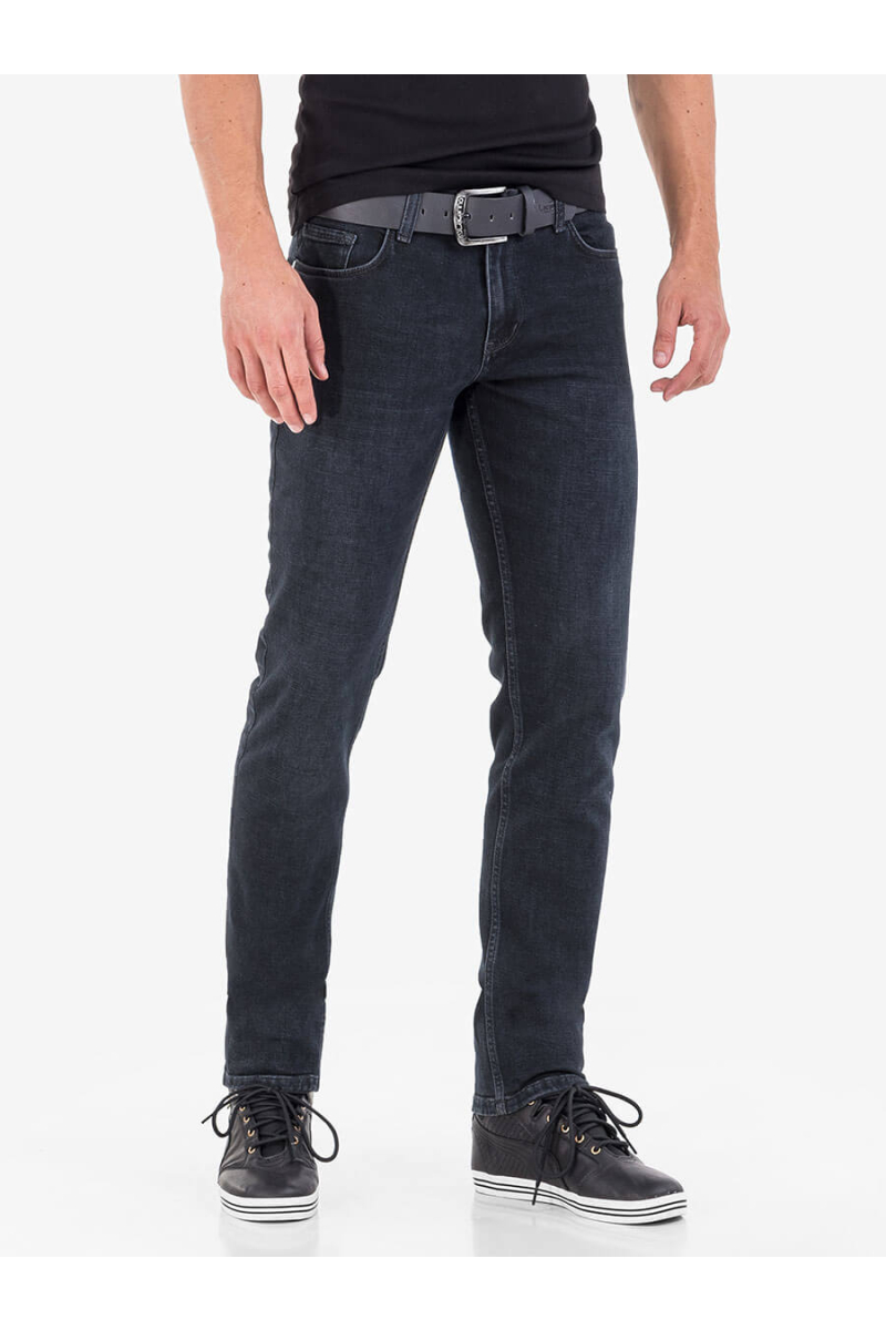 Класически мъжки дънки в графитено черно 5634 INDIGO Fashion
