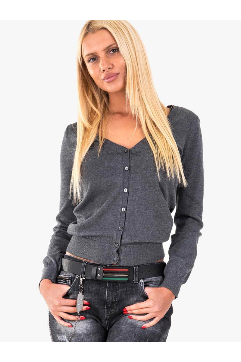 Сива дамска жилетка CP04 INDIGO Fashion