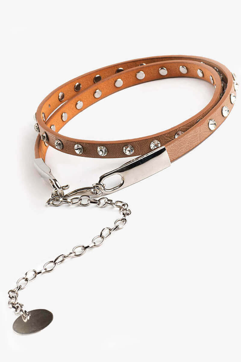 Дамски колан с камъни 5181-02 | INDIGO Fashion