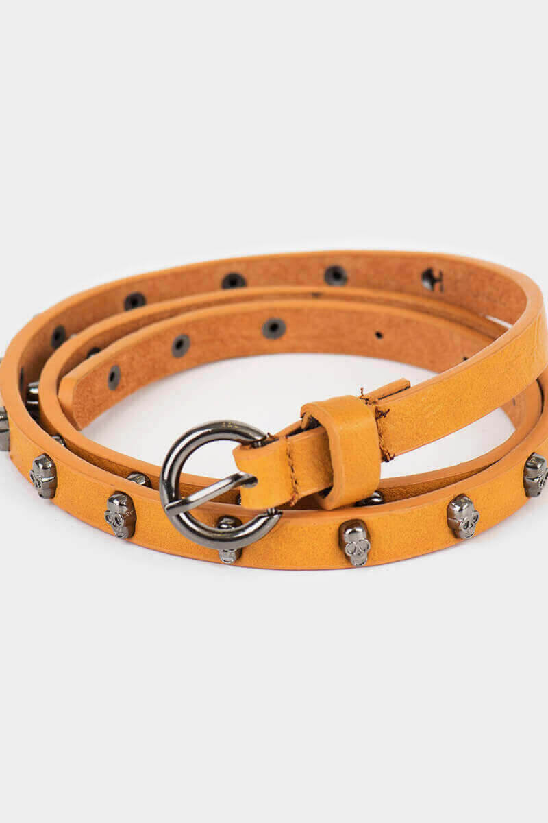 Колан INDIGO - цвят горчица