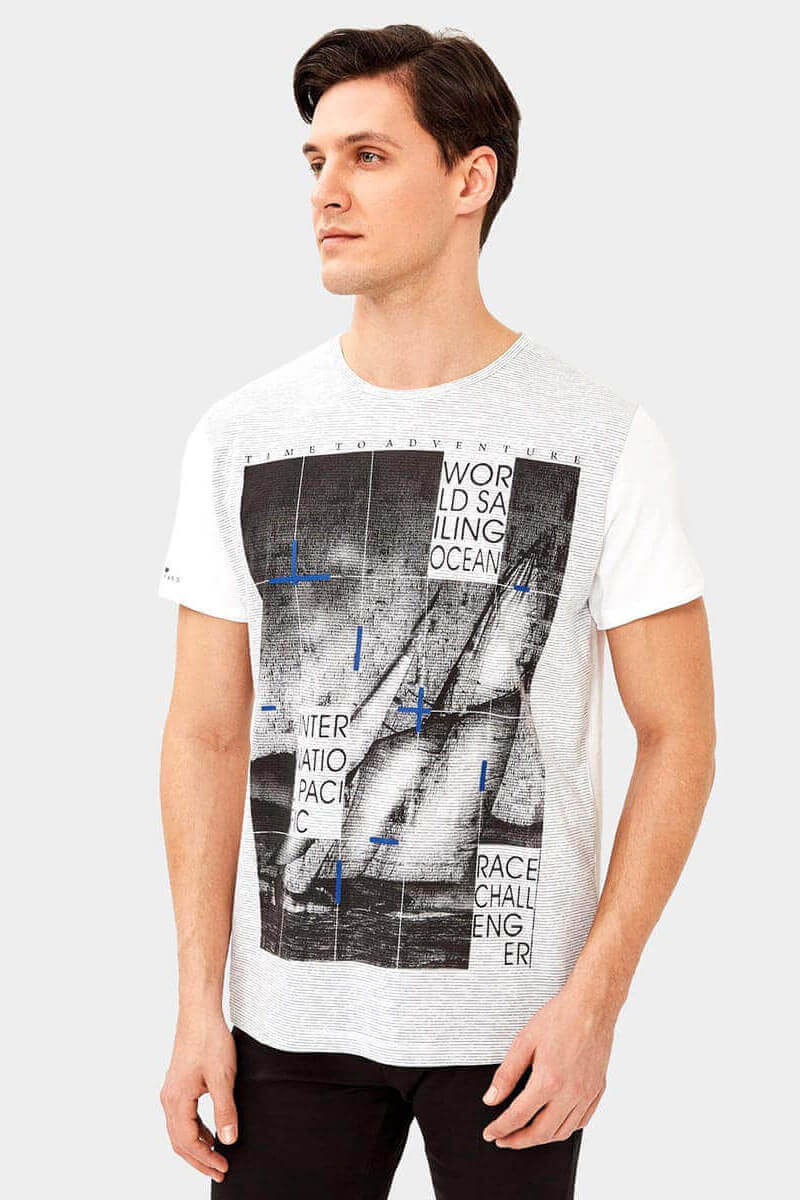 Мъжка тениска 35240-13 INDIGO Fashion