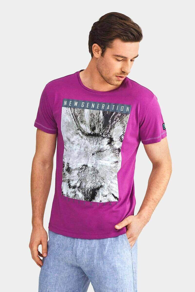 Мъжка тениска 35266-48 INDIGO Fashion