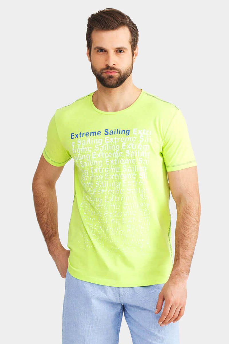 Мъжка тениска 35335-24 INDIGO Fashion