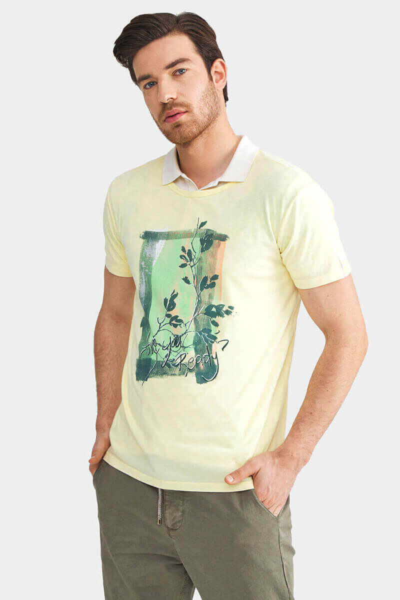 Мъжка тениска 501603-12 INDIGO Fashion