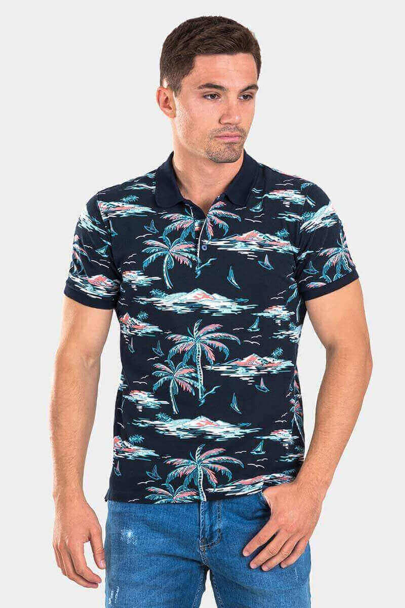  Мъжка блуза 26816-18 INDIGO Fashion