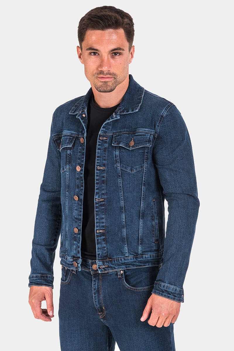 Мъжко дънково яке 7640-78 Lacarino