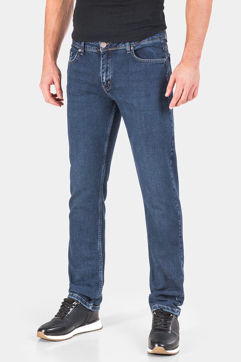 Прави мъжки дънки 6774 Lacarino | INDIGO Fashion