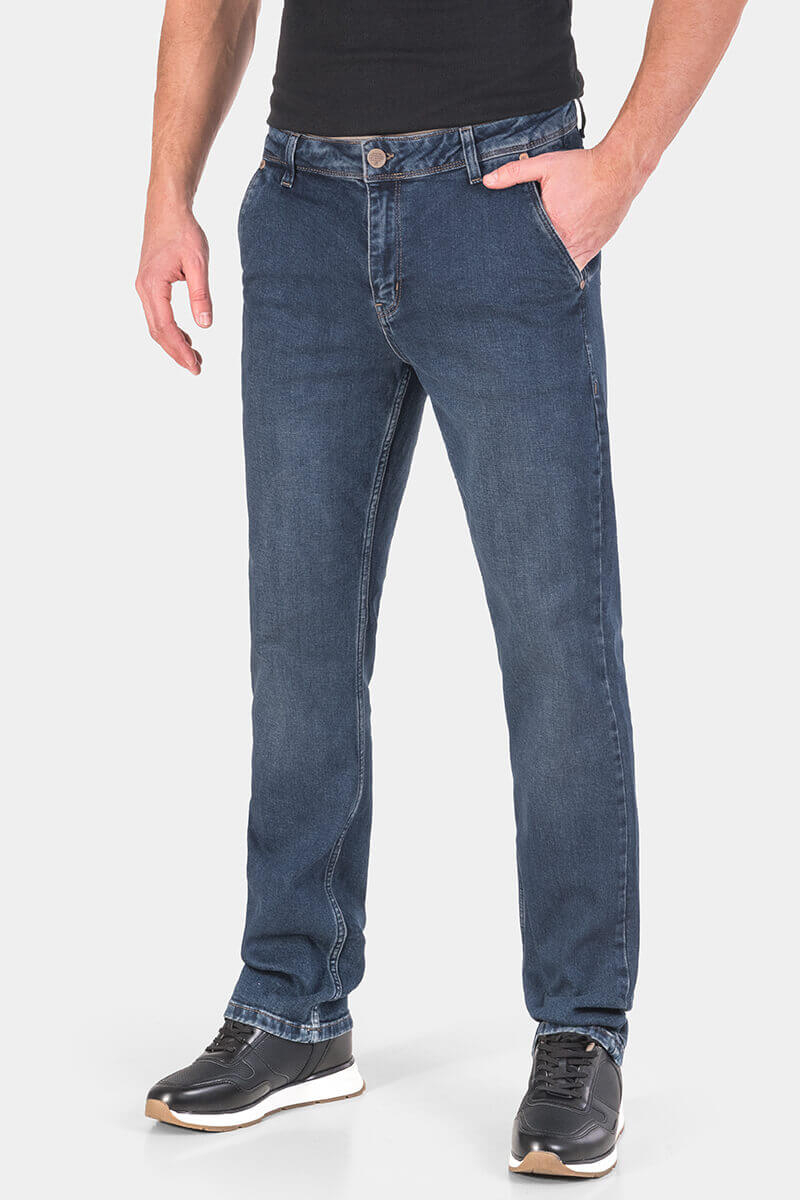 Прави мъжки дънки 6776 Lacarino | INDIGO Fashion