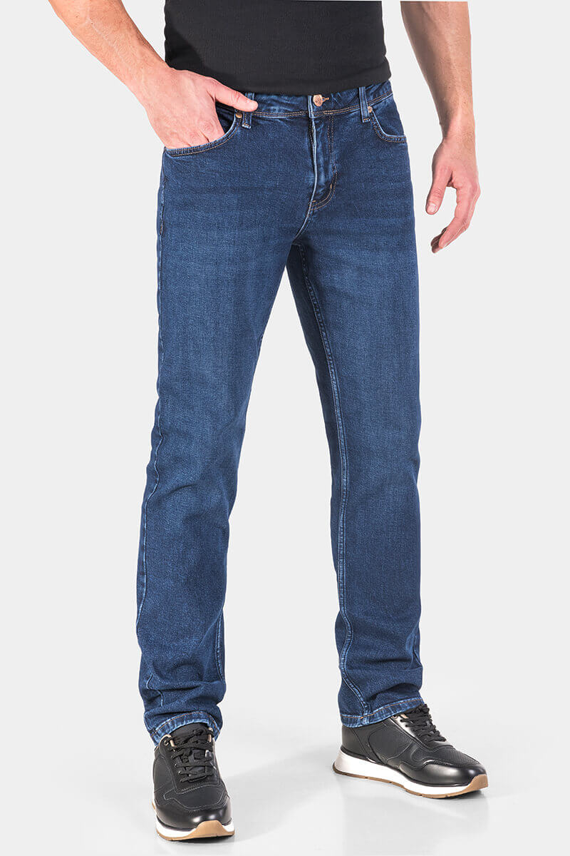 Прави мъжки дънки 6870 Lacarino | INDIGO Fashion
