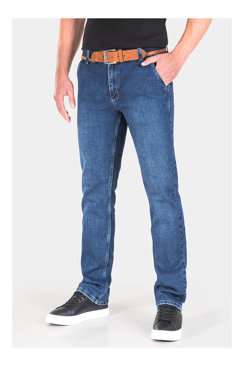 Прави мъжки дънки Ronney 6452 INDIGO Fashion