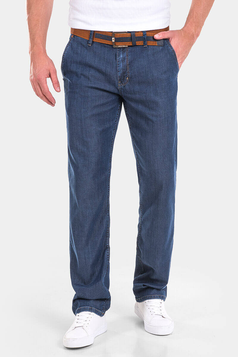 Прави мъжки дънки Ronney 6692 INDIGO Fashion A
