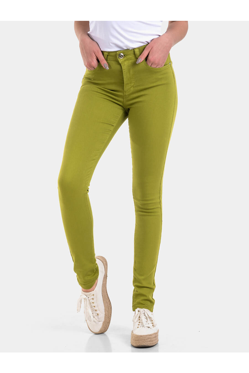 Слим фит дамски дънки 5224-05 INDIGO Fashion