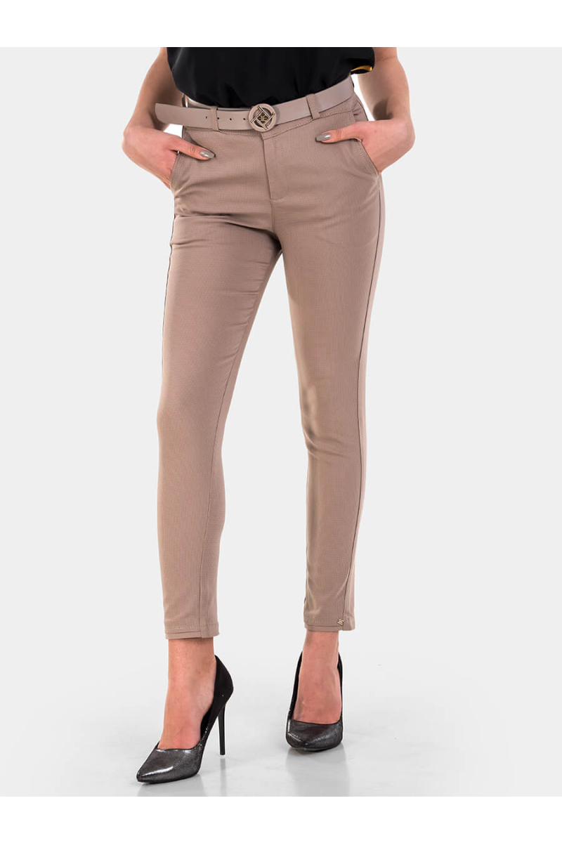 Слим фит дамски панталон 1219-02 INDIGO Fashion