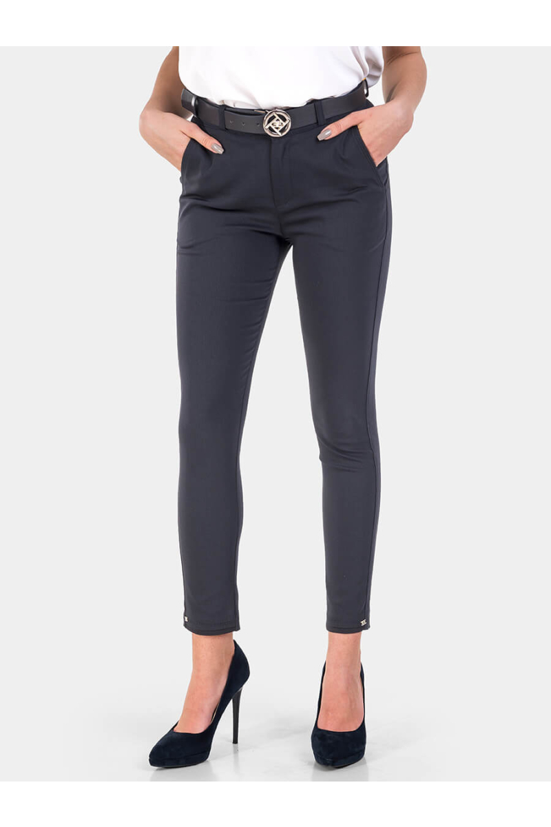 Слим фит дамски панталон 1219-18 INDIGO Fashion