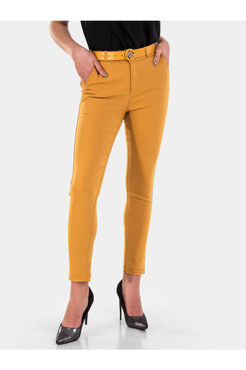 Слим фит дамски панталон 1219-43 INDIGO Fashion