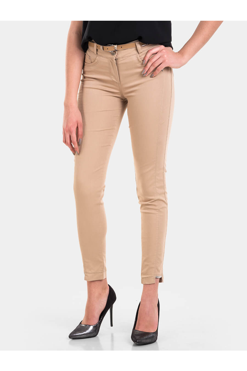 Слим фит дамски панталон 3370-02 INDIGO Fashion