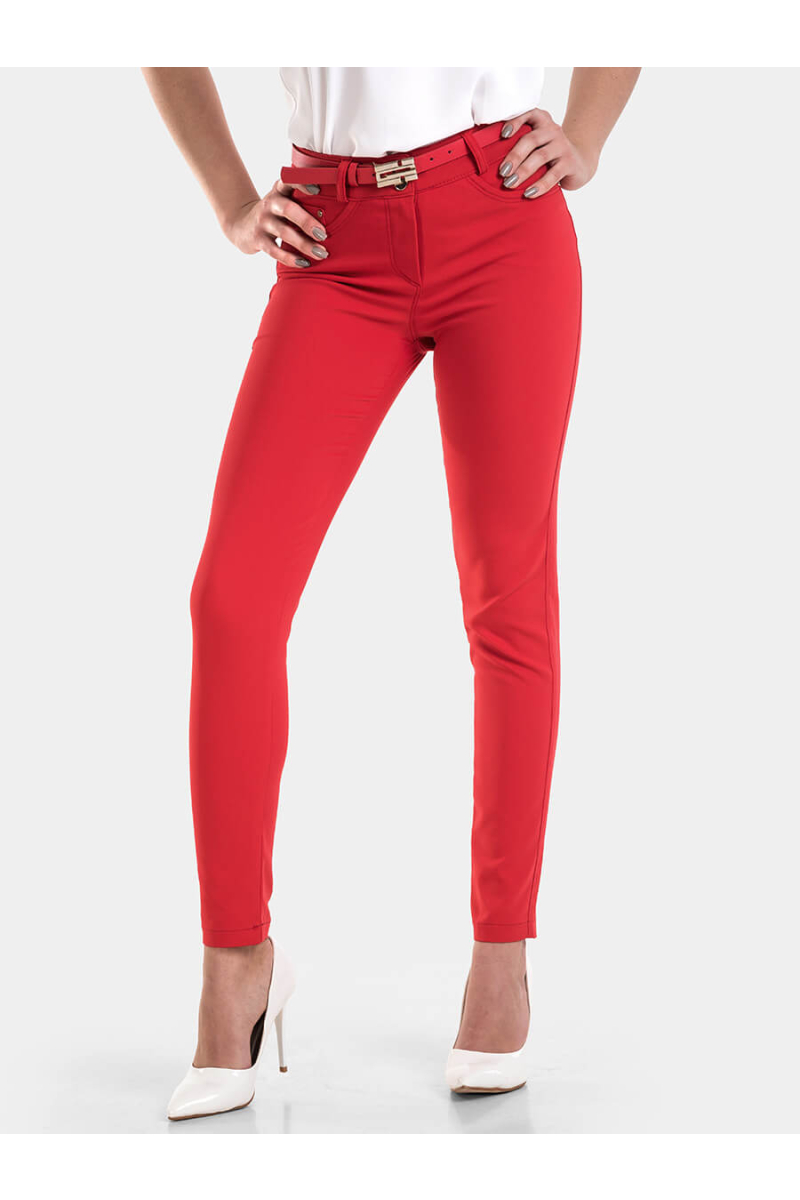 Слим фит дамски панталон 3372-19 INDIGO Fashion