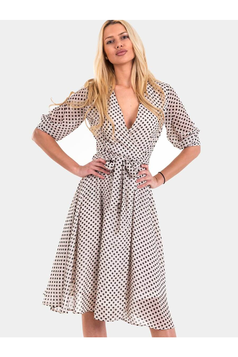 Ефирна лятна рокля 20590-02 INDIGO Fashion